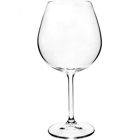 Jogo 6 Taças 650ml Gastro Degustação De Cristal Ecológico Bohemia